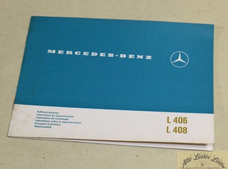 Aufbauanweisungen Mercedes L 406, L 408  T2 alt