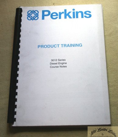 Perkins    3012 Series  Product Training