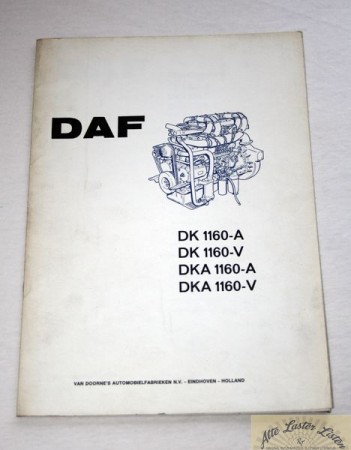 DAF Motoren DK, DKA 1160 A, V