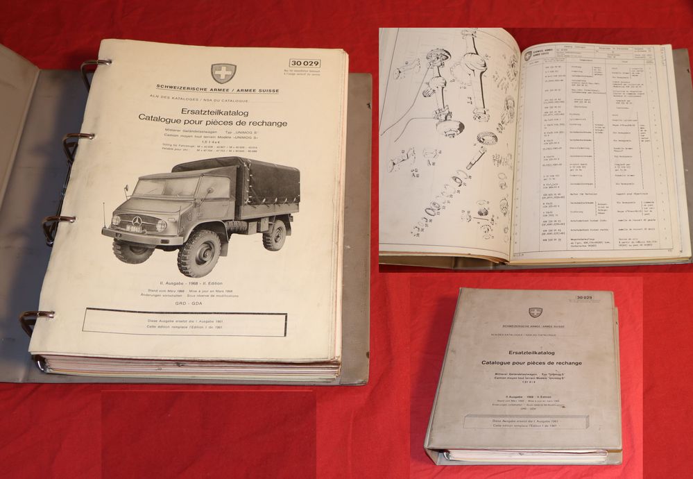 Unimog 404 S Ersatzteilliste Armee