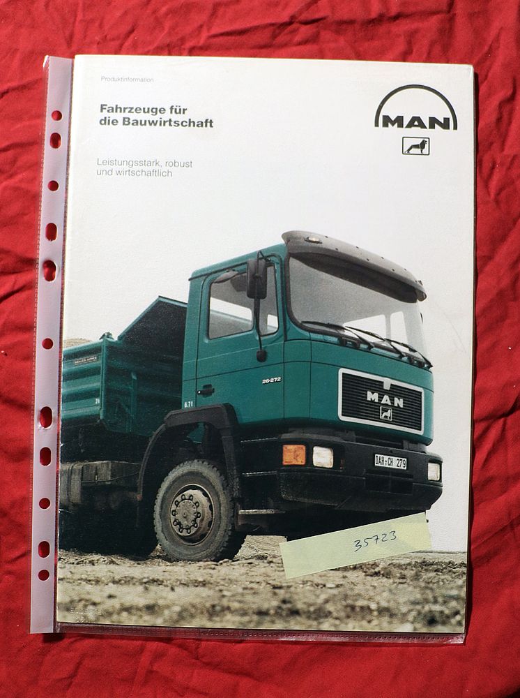 MAN LKW für die Bauwirtschaft , Prospekt