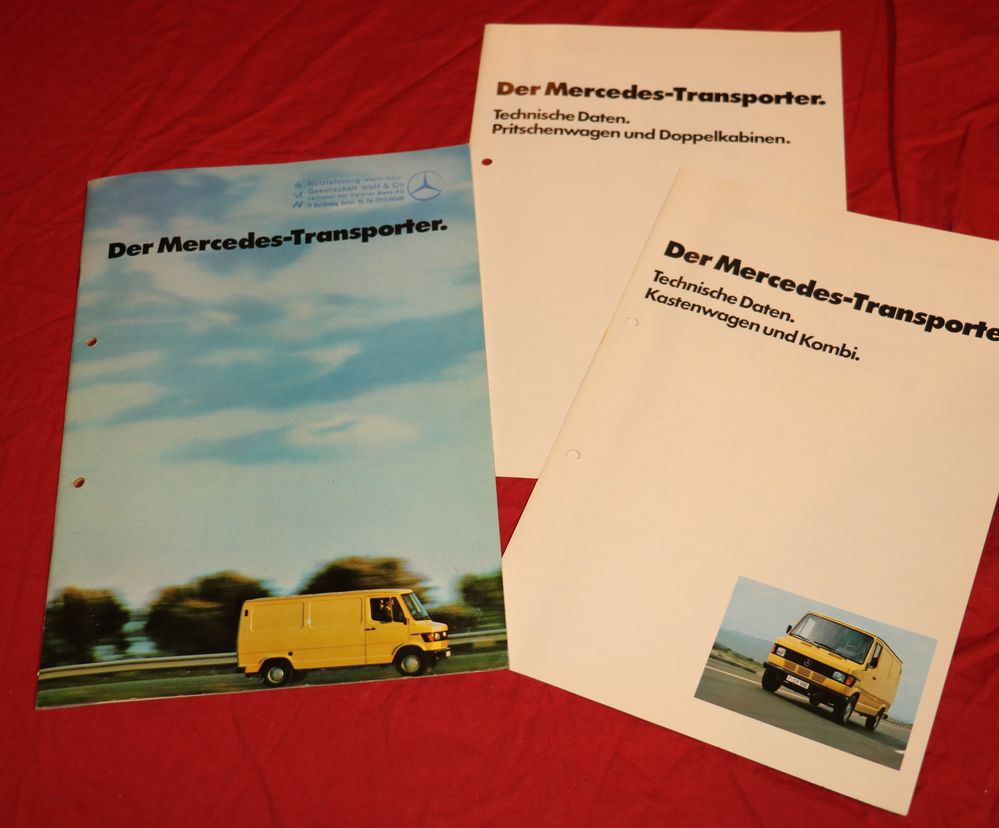 Mercedes Transporter 207, 208, 307, 308 D Prospekt, gelocht