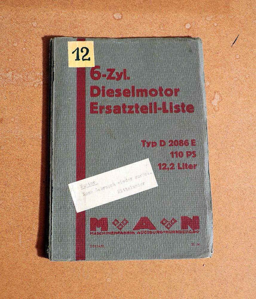 MAN Dieselmotor Typ D 2086 E