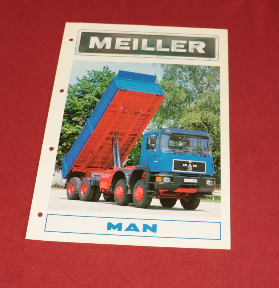 Meiller Aufbauten für MAN , Prospekt