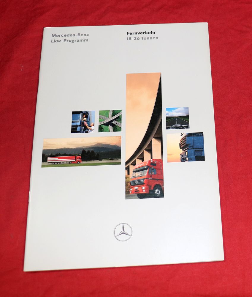 Mercedes LKW Programm Fernverkehr 18 - 26 Tonnen Prospekt