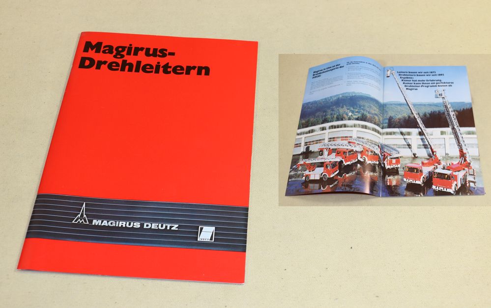 Magirus Drehleitern , Prospekt Feuerwehr