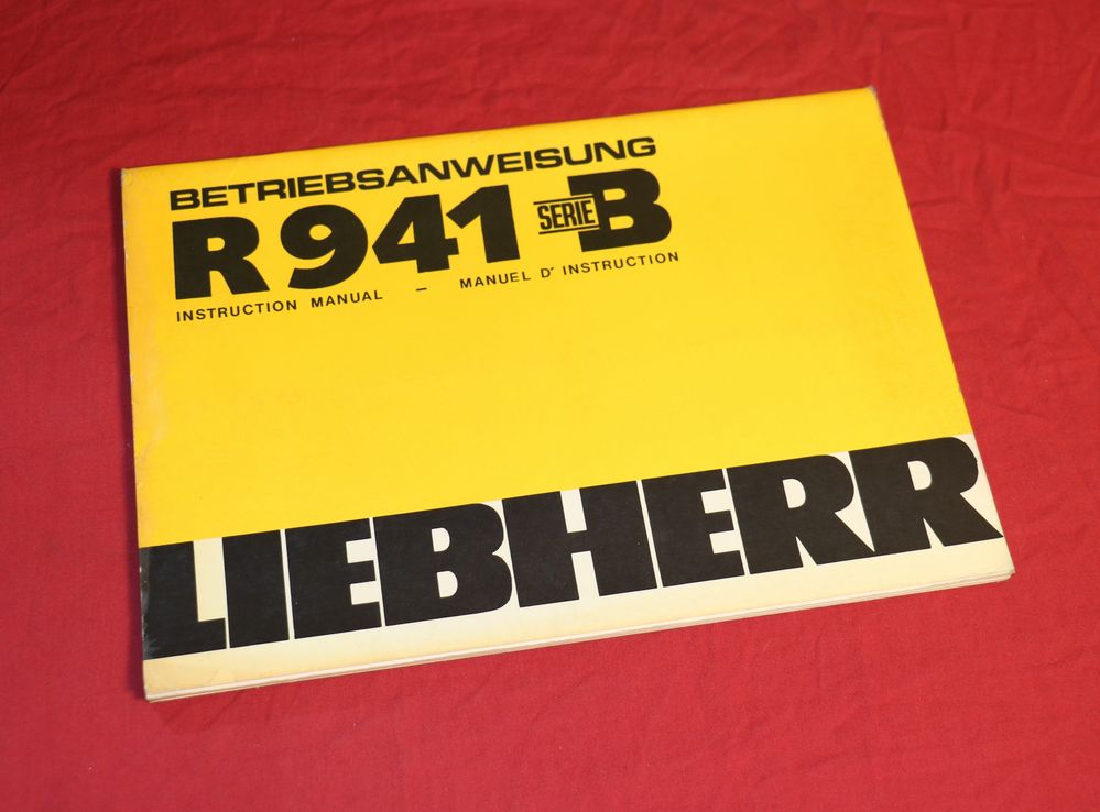 Liebherr R 941 B , Serie B Raupen Bagger