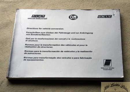 Aufbaurichtlinien  FIAT, OM , UNIC