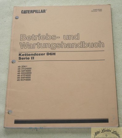 CATERPILLAR   Kettendozer  D6H  Serie II