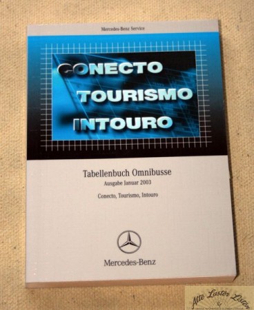 Mercedes Tabellenbuch Omnibusse 2003
