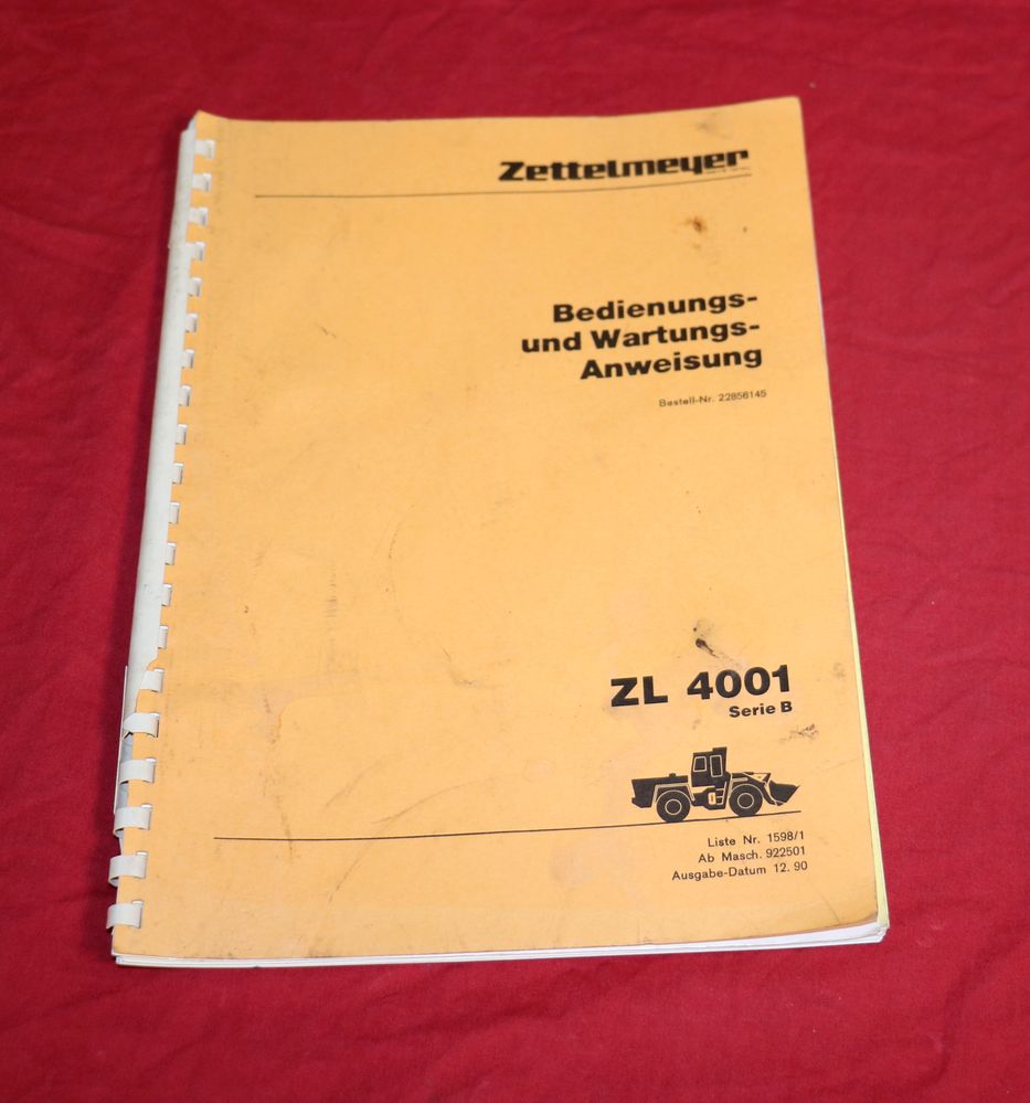 Zettelmeyer Radlader ZL 4001 , Serie B