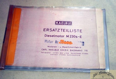 Kaelble     Dieselmotor    M 230 s-E