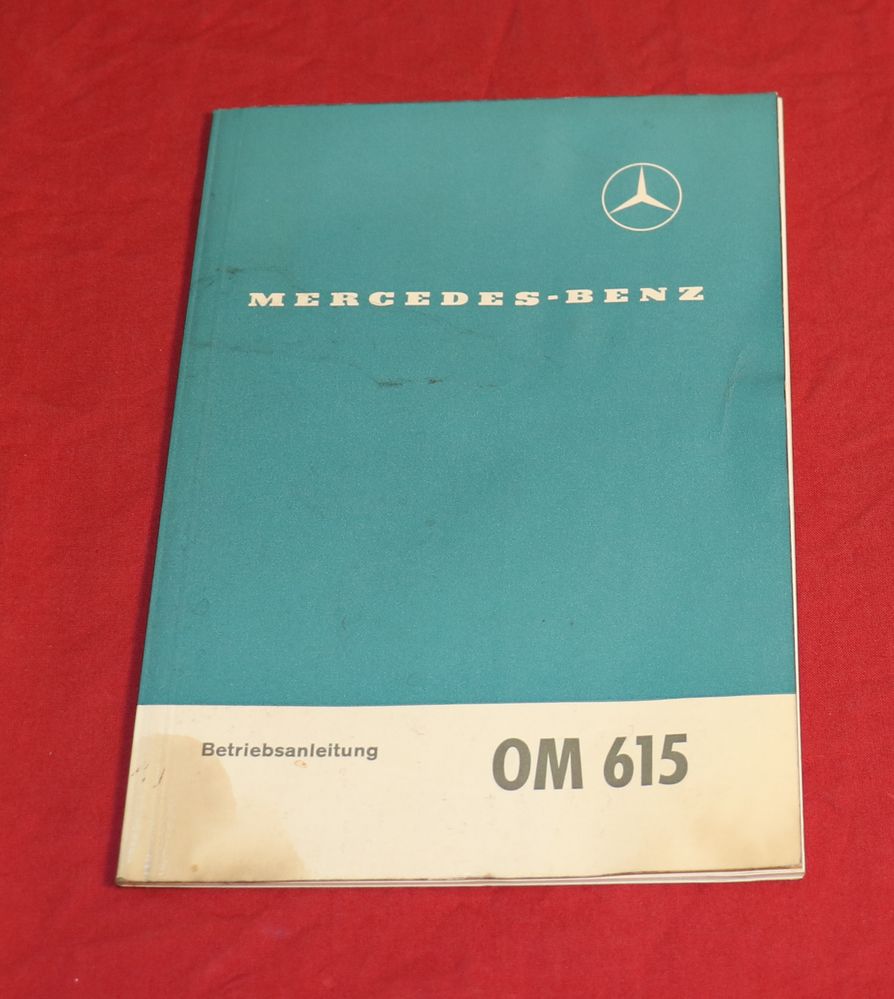 Mercedes Dieselmotor OM 615 Betriebsanleitung