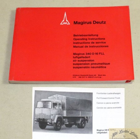 Magirus Deutz 340 D 16  FLL , luftgefedert