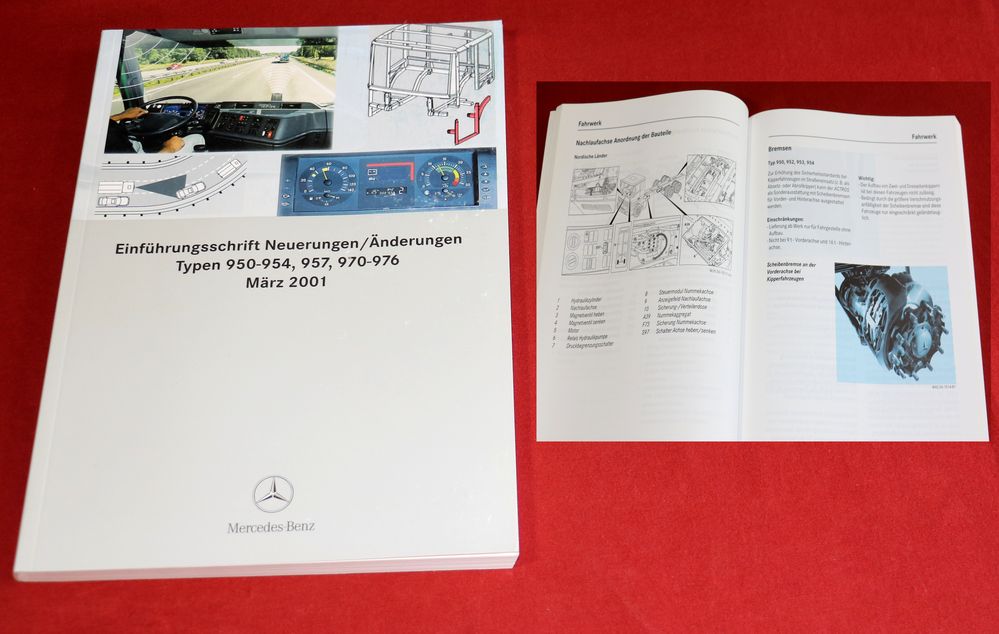 47693 Mercedes Atego , Actros Neuerungen 2001