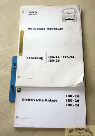 Werkstatthandbuch Iveco 180 - 24 , 180-26 , 190 - 24