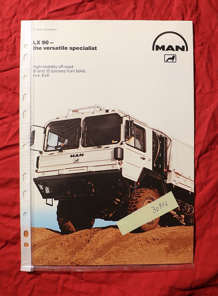 MAN LX 90 High mobility off-road trucks 4x4, 6x6