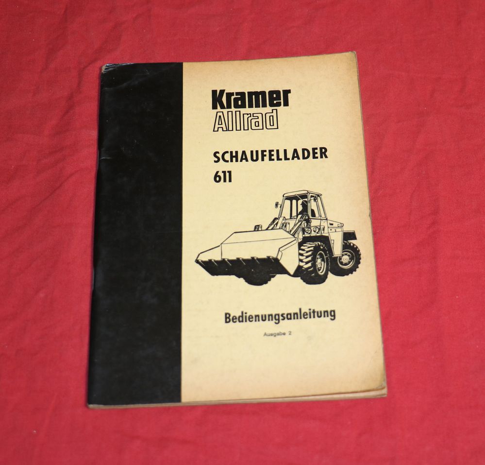 KRAMER 611 Radlader Schaufellader Bedienungsanleitung