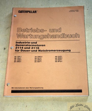 Caterpillar   Motoren  3114 und 3116