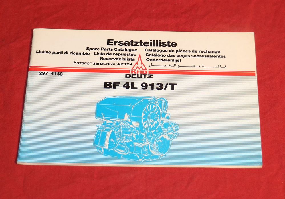 Deutz BF 4 L 913 /T Motor Ersatzteilliste