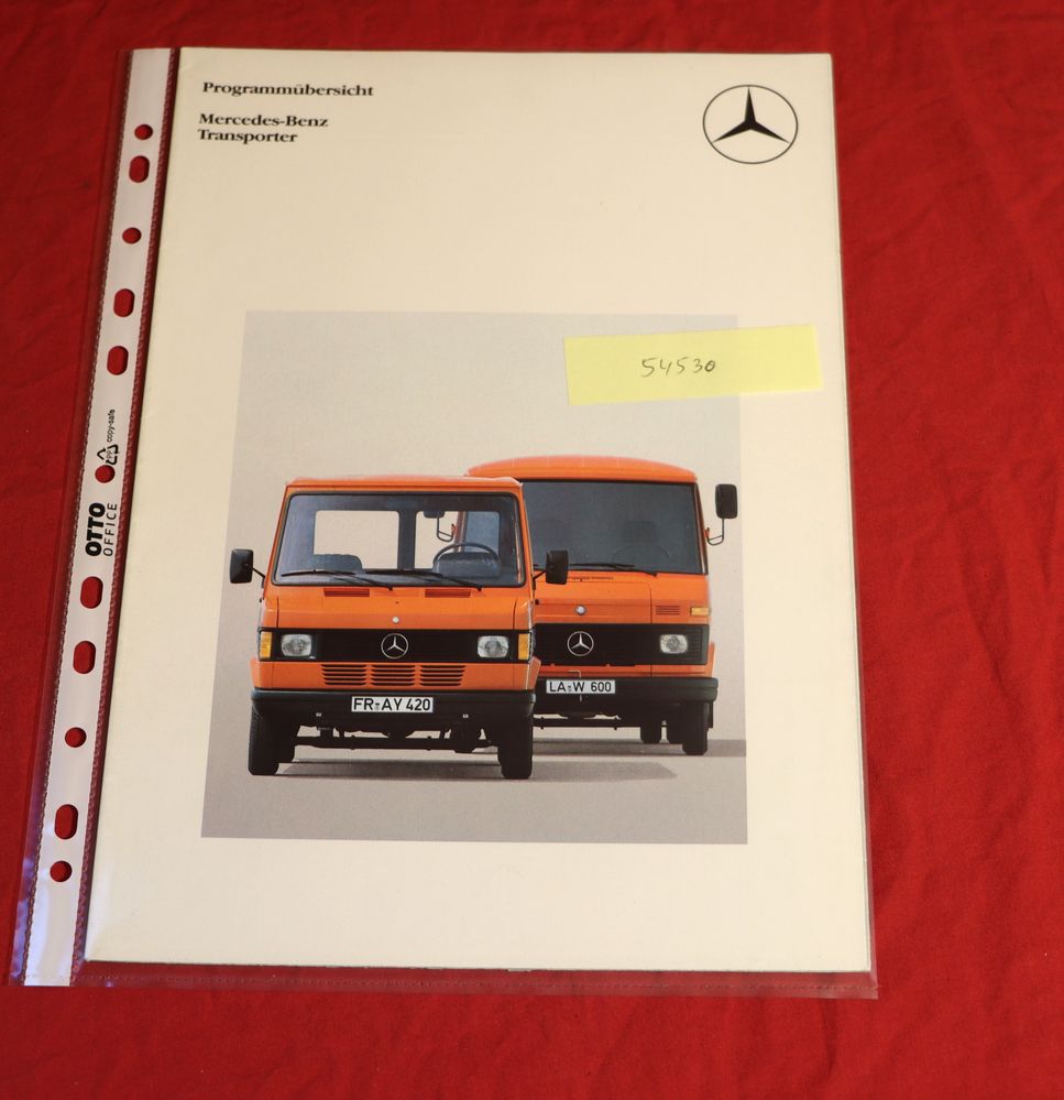 Mercedes Transporter Programmübersicht