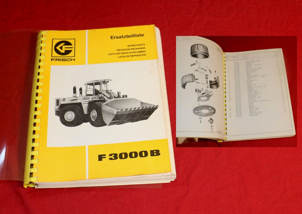 FRISCH F 3000 B Radlader Ersatzteilliste
