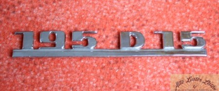 Magirus Deutz Schriftzug      195 D  15