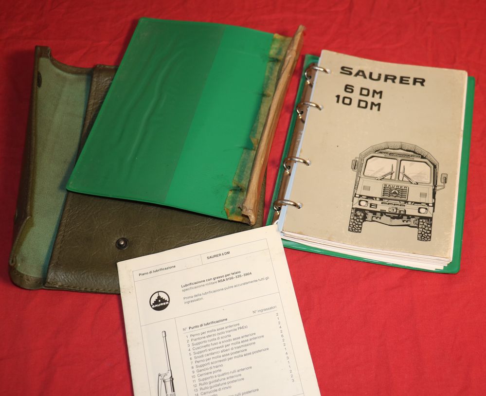 SAURER 6 DM , 10 DM  uso e manutenzione