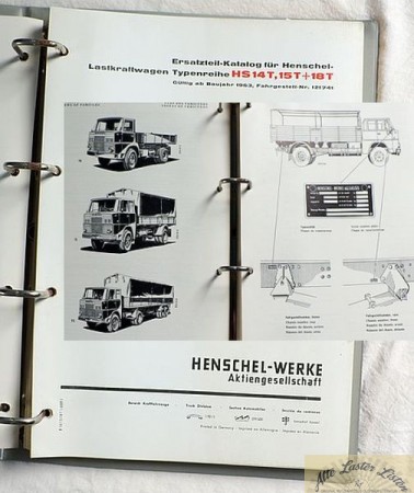 Henschel HS  14, 15, 18  T   Frontlenker LKW ,   Fahrgestell