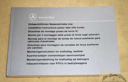 Einbaurichtlinien Nebenantriebe LKW