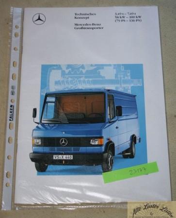 Mercedes Großtransporter 3,49 - 7,49 t  Prospekt