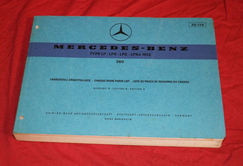 Mercedes LP 1513  LP, LPS, LPK, LPKo      Fahrgestell