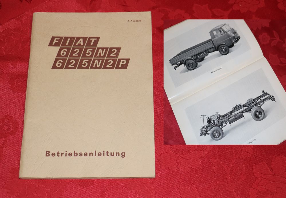 Fiat 625 N2 , N2P Betriebsanleitung