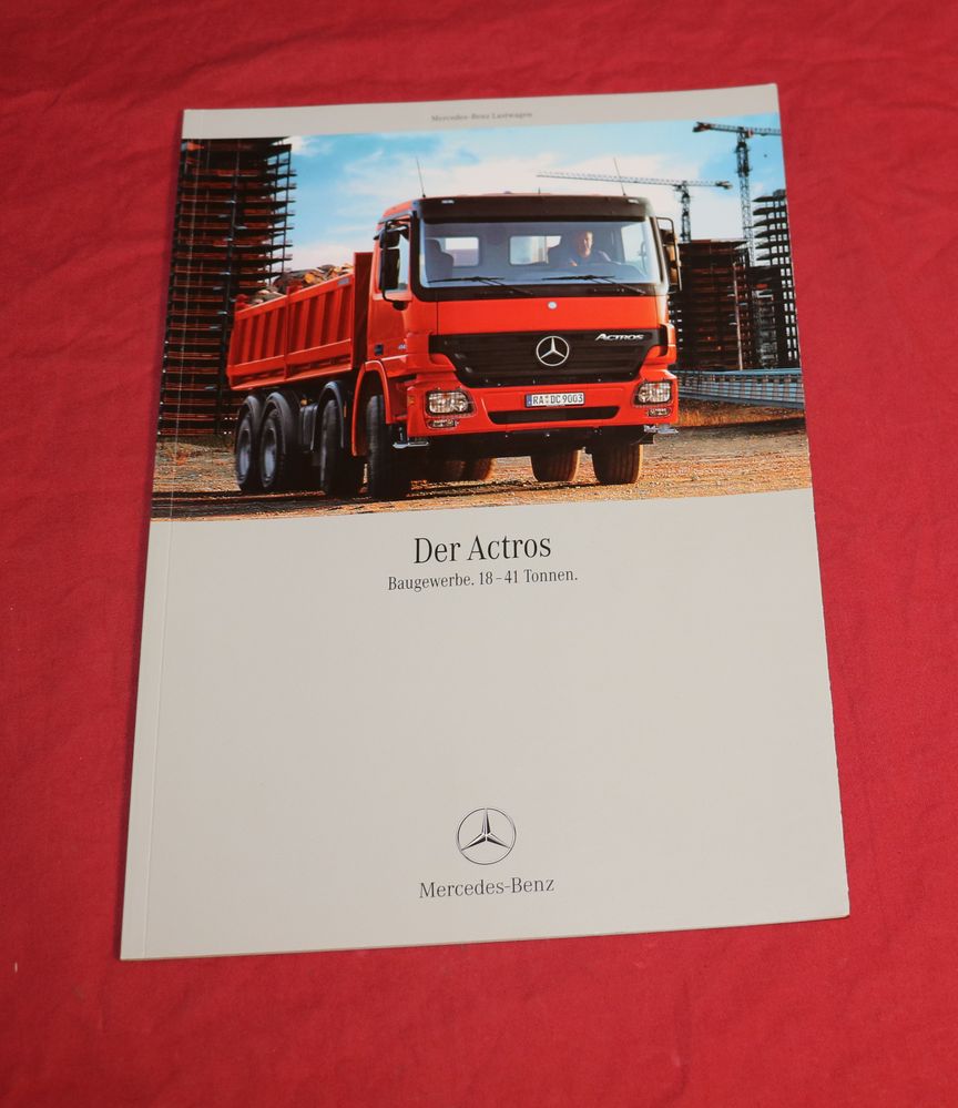 Mercedes ACTROS Baugewerbe 18 - 41 Tonnen Prospekt