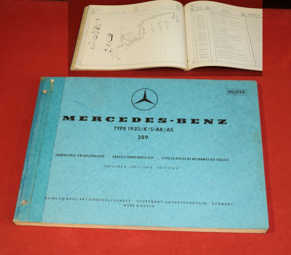 Mercedes NG 1932  K, S, AK, AS   Fahrgestell