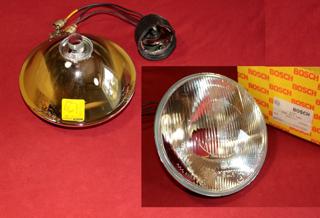 50247 Bosch Hauptscheinwerfer Einsatz Reflektor + Glas 165 mm