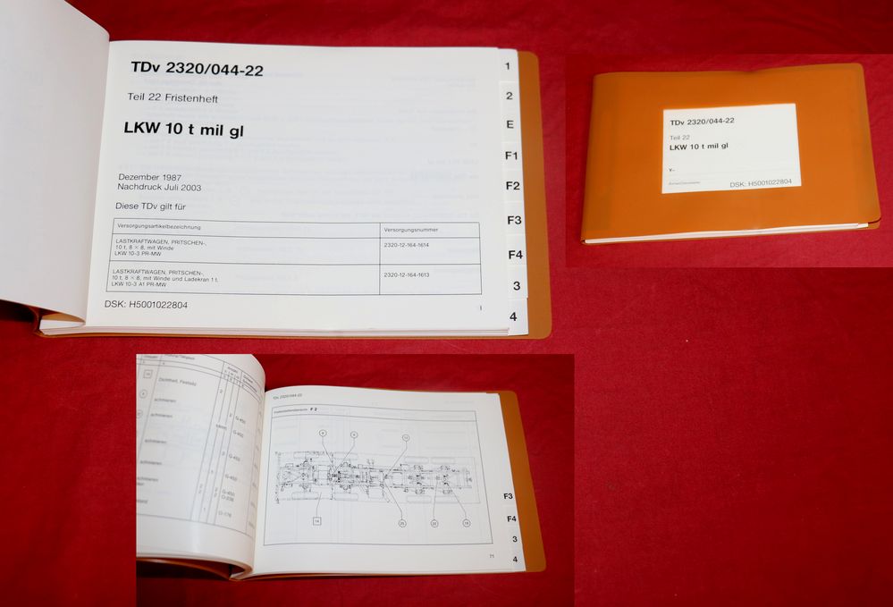 MAN Kat 8x8 10t mil gl Fristenheft TDv