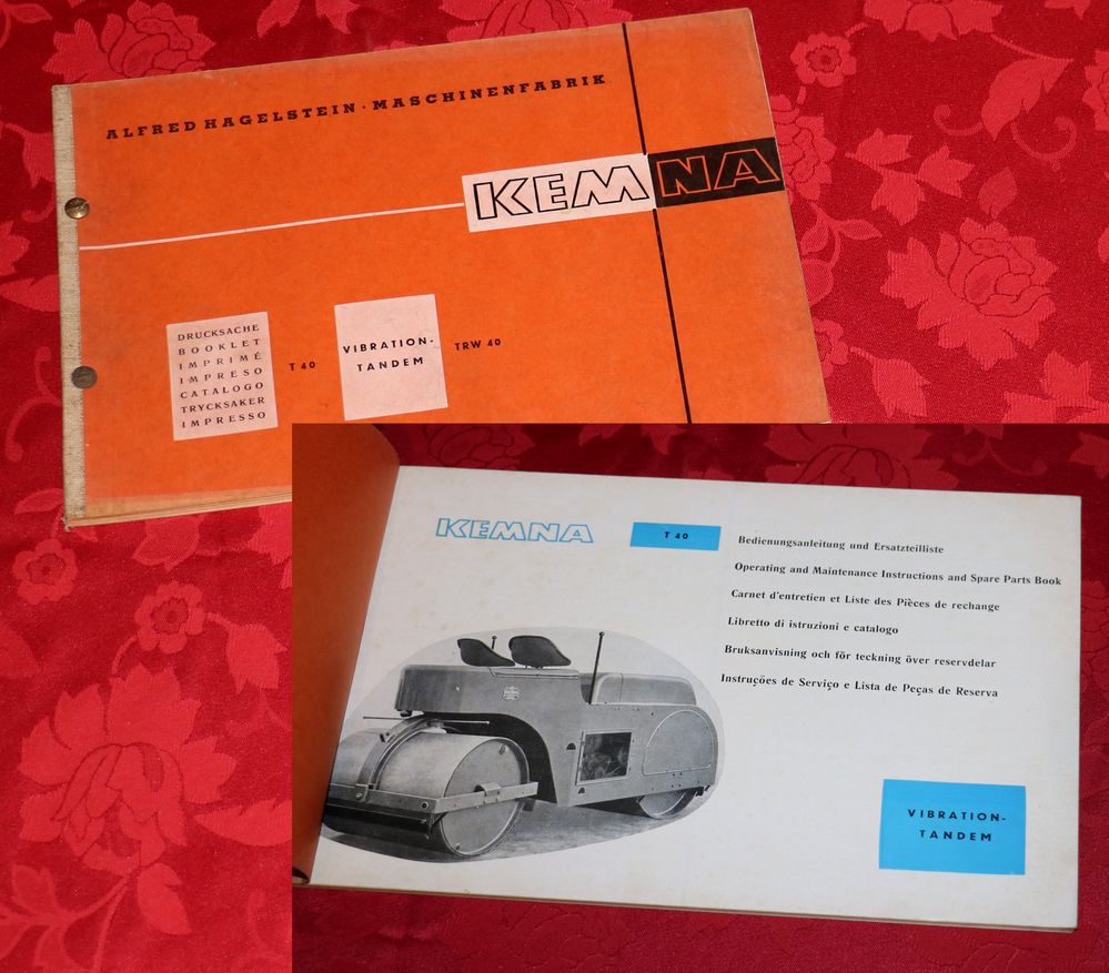 KEMNA Vibrations Tandemwalze  T 40, TRW 40