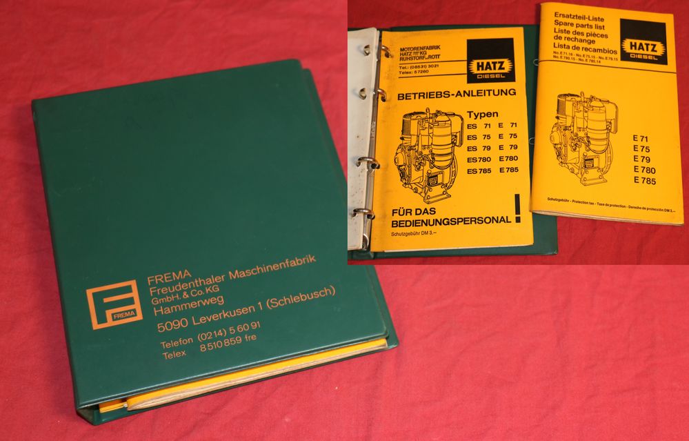 FREMA Tellerrüttler Standard 2500 mit Hatz Motor Anleitung 