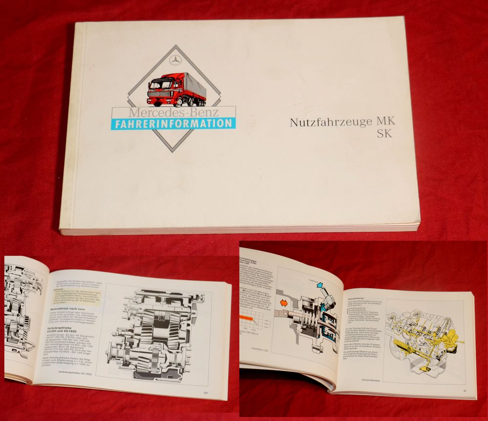Mercedes MK, SK Fahrerinformation LKW