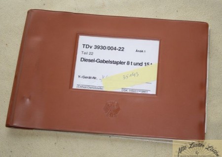 Diesel Gabelstapler 8t und 15t Bundeswehr