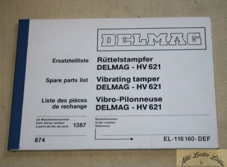 DELMAG   Rüttelstampfer  HV 621