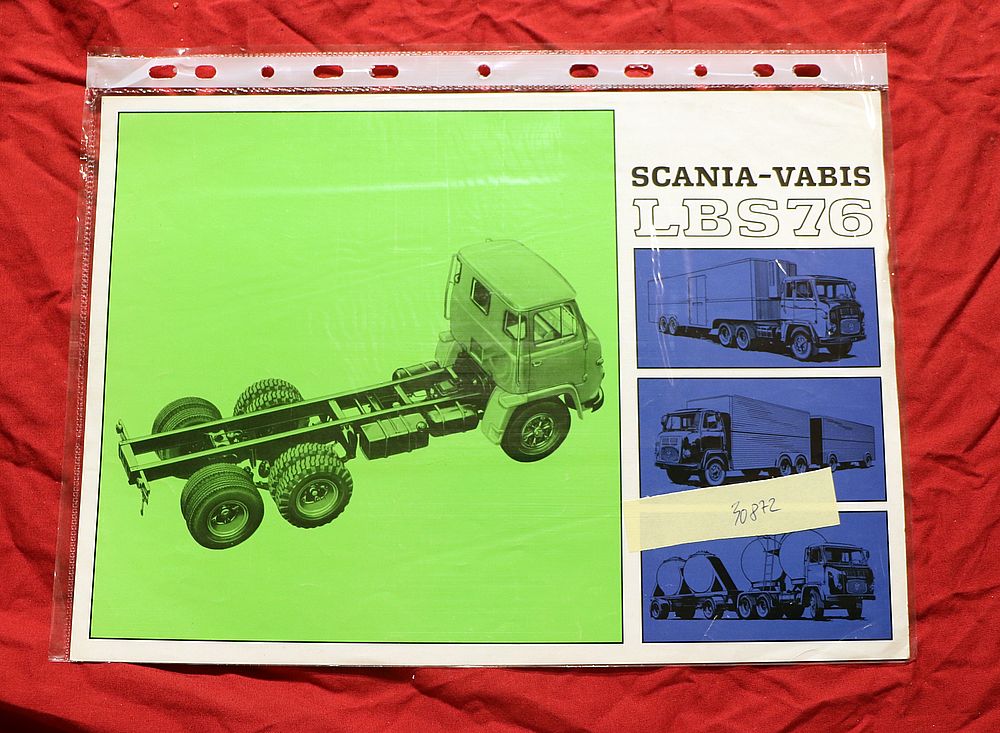 Scania Vabis LBS 76 Datenblatt Prospekt
