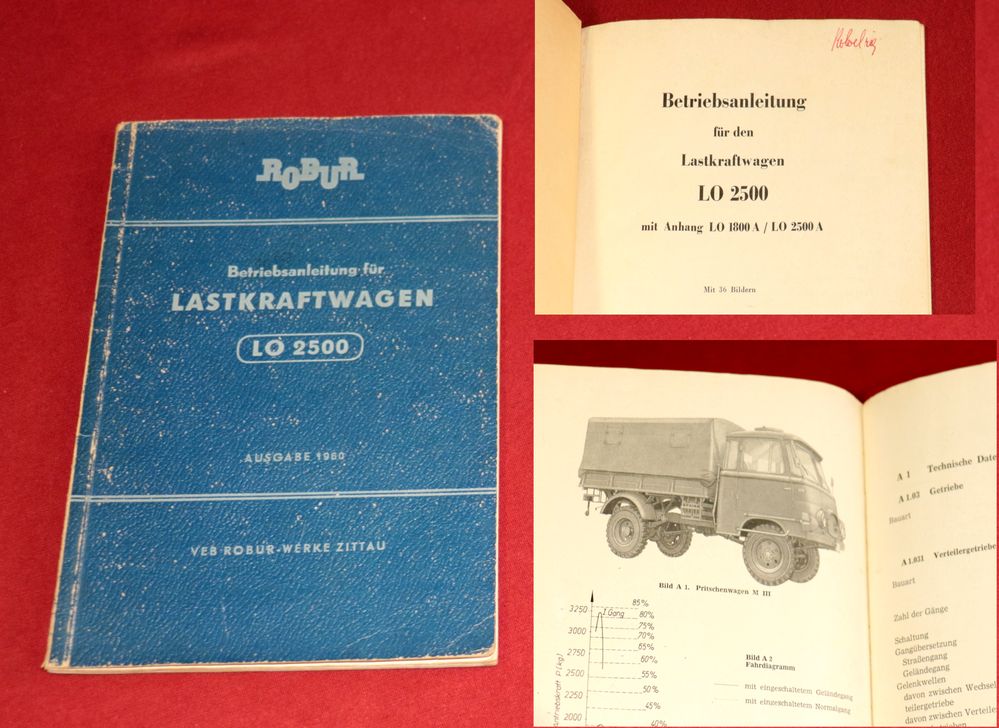 22725 Robur LO  2500 + Anhang Allrad LO 1800 A + LO 2500 A