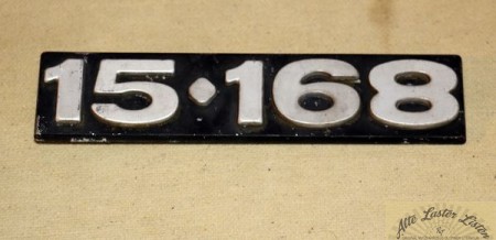 Schriftzug für MAN , 15.168
