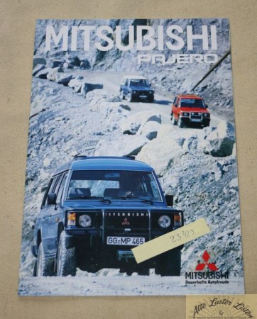 Mitsubishi Pajero , Prospekt Geländewagen