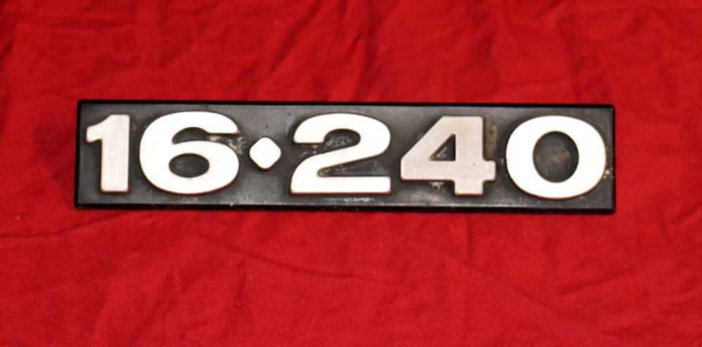 Schriftzug für MAN , 16.240