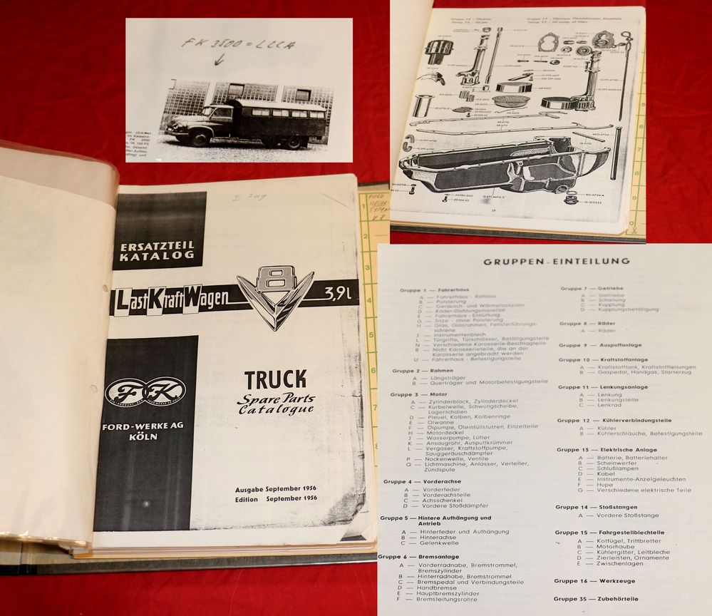Ford FK 3500 LCCA  mit V8 Benzin Motor 3,9 L