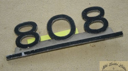 Schriftzug für Mercedes 808