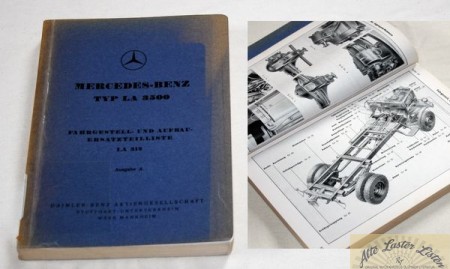 Ersatzteilliste Mercedes  LA 3500